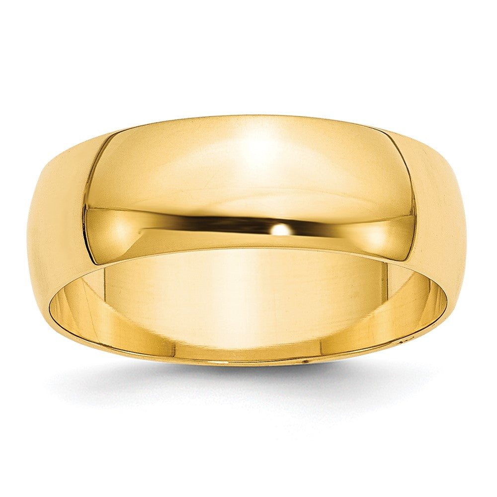 Half Round Lightweight Band — 7 mm