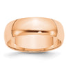 Half Round Lightweight Band — 6 mm