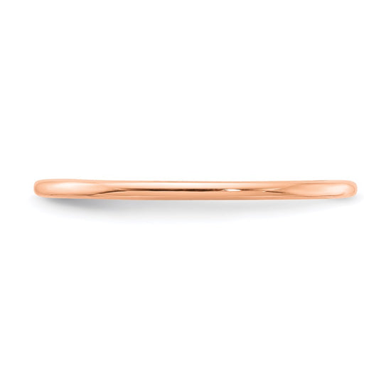 1.2mm Half Round Stackable Band