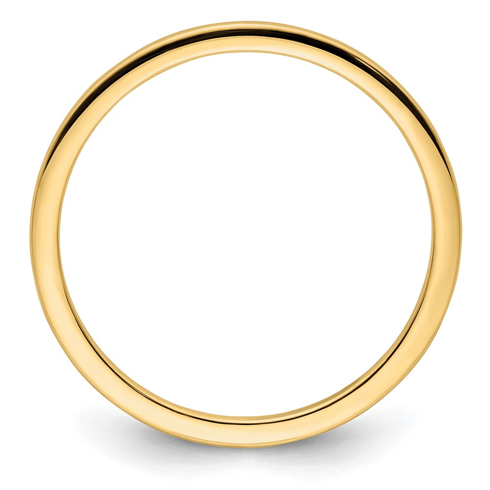 1.2mm Half Round Stackable Band