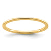 1.2mm Half Round Stackable Band