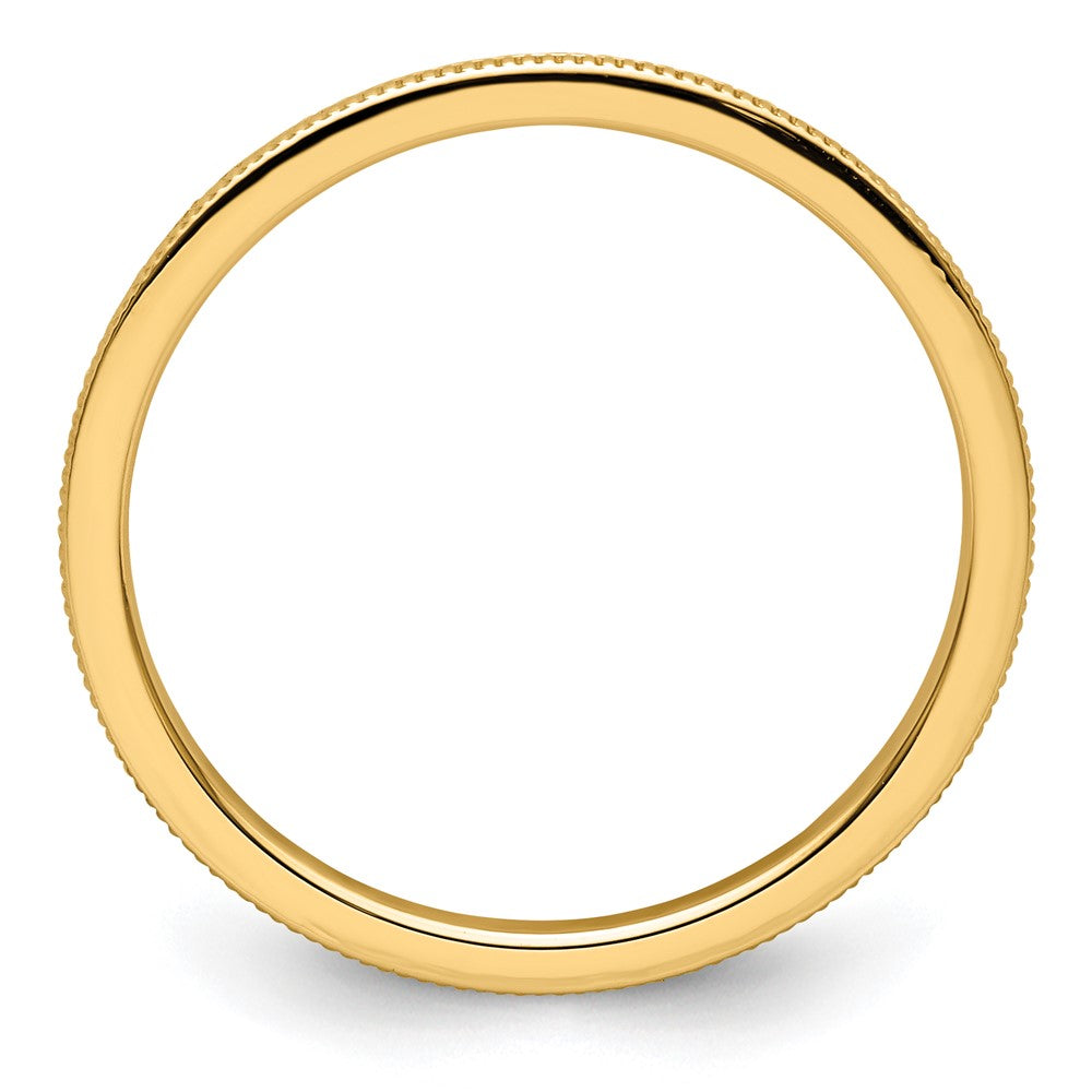 Milgrain Stackable Band