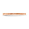 1.2mm Criss-Cross Pattern Stackable Band