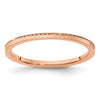 1.2mm Criss-Cross Pattern Stackable Band