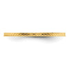 1.2mm Criss-Cross Pattern Stackable Band