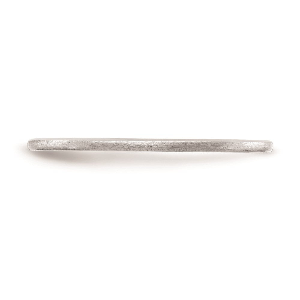 1.2mm Half Round Satin Stackable Band