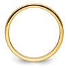 1.2mm Half Round Satin Stackable Band