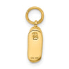 14k  3-D Single Baby Shoe Charm