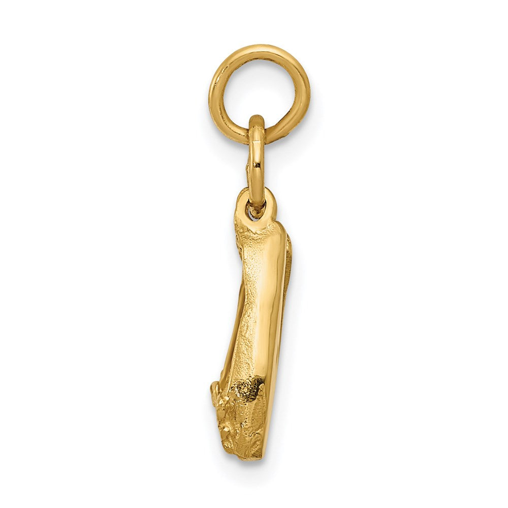 Gold Ballet Slippers Charm