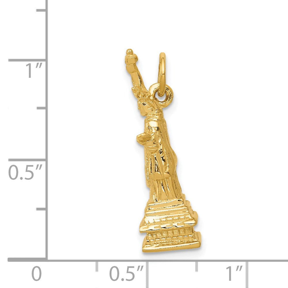 14k 3-D Statue Of Liberty Charm
