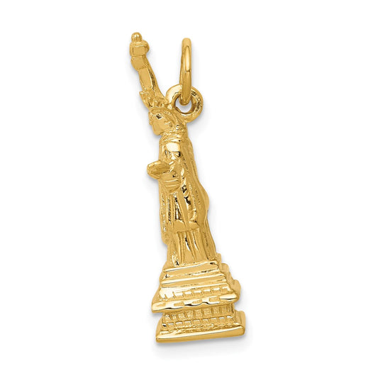 14k 3-D Statue Of Liberty Charm