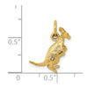 14k 3-D Kangaroo with Joey Charm