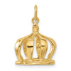 14k 3-D Crown Charm