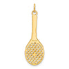 14K Tennis Racquet with Freshwater Cultured Pearl Ball Charm
