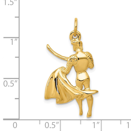 14k Matador Charm