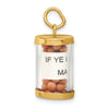 14K 3-D Mustard Seeds with Matthew 17:20 Scroll Inside Pendant