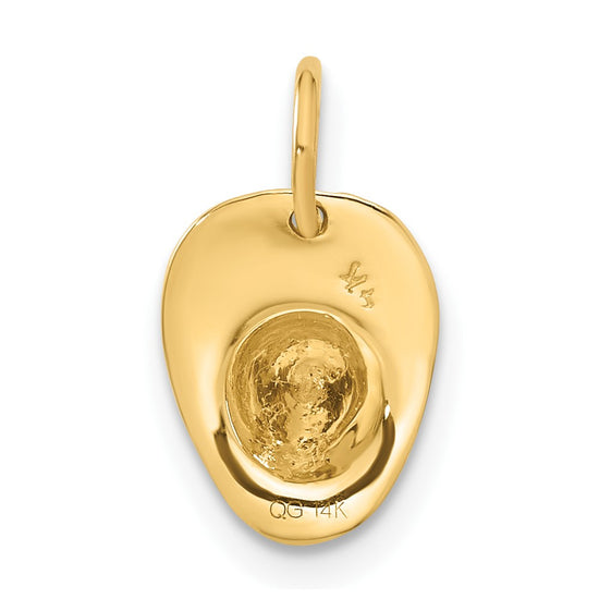 14k 3-D Firemans Helmet Charm