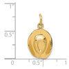 14k 3-D Cowboy Hat Charm