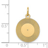 Gold Record Album Charm