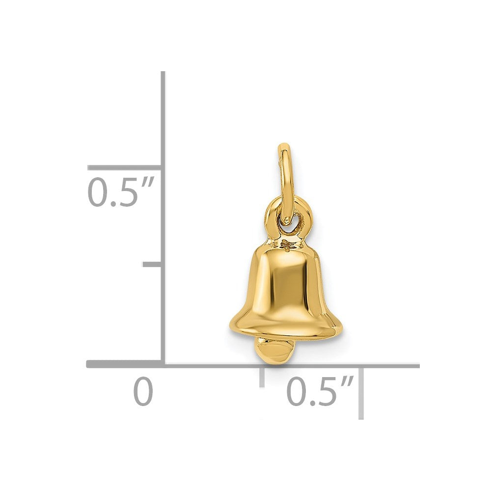 14k 3-D Wedding Bell Charm