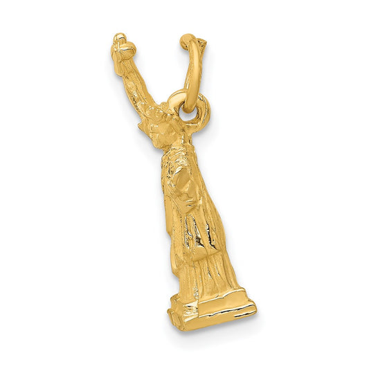 14k 3-D Statue Of Liberty Charm