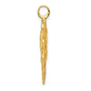 Gold Polished Arrow Pendants
