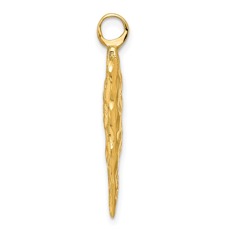 Gold Polished Arrow Pendants