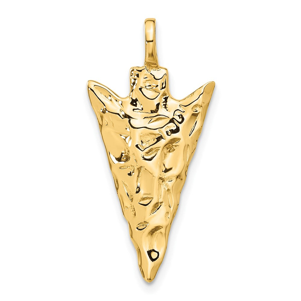Gold Polished Arrow Pendants