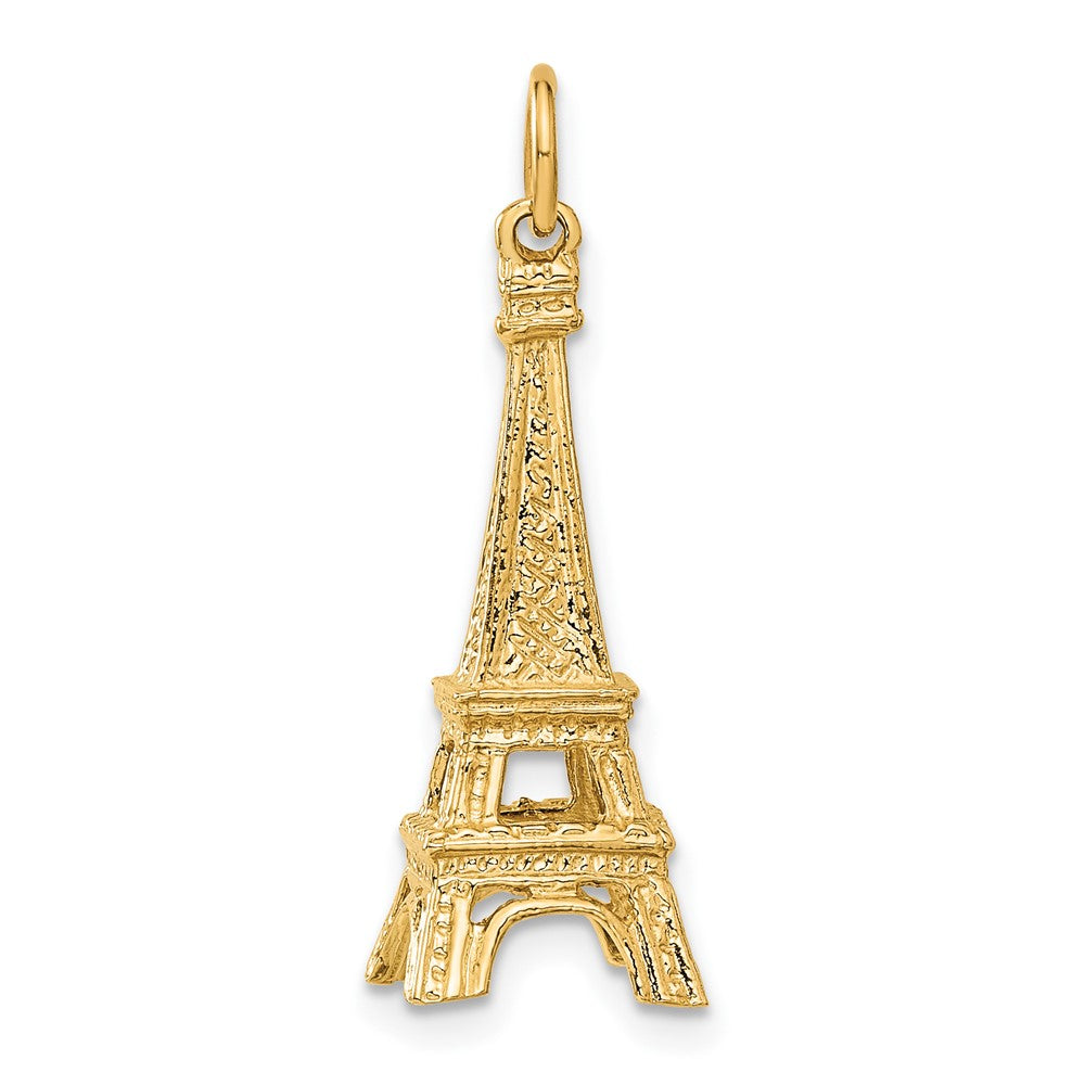 Gold Polished Eiffel Tower Pendants