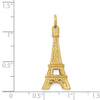 Gold Polished Eiffel Tower Pendants