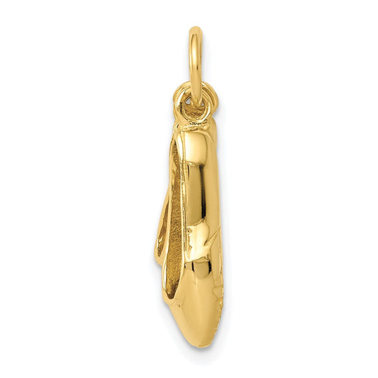 14K 3-D Ballet Slippers Charm