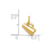 14K 3-D Small Megaphone Charm