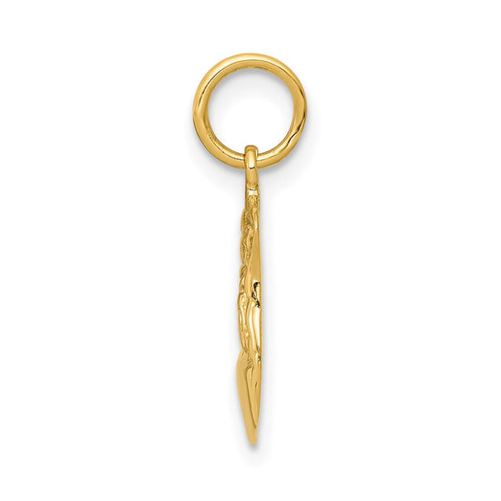 14k POLICE Badge Charm