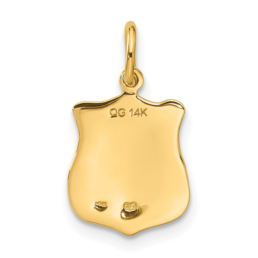 Gold Polished First Responder Pendants