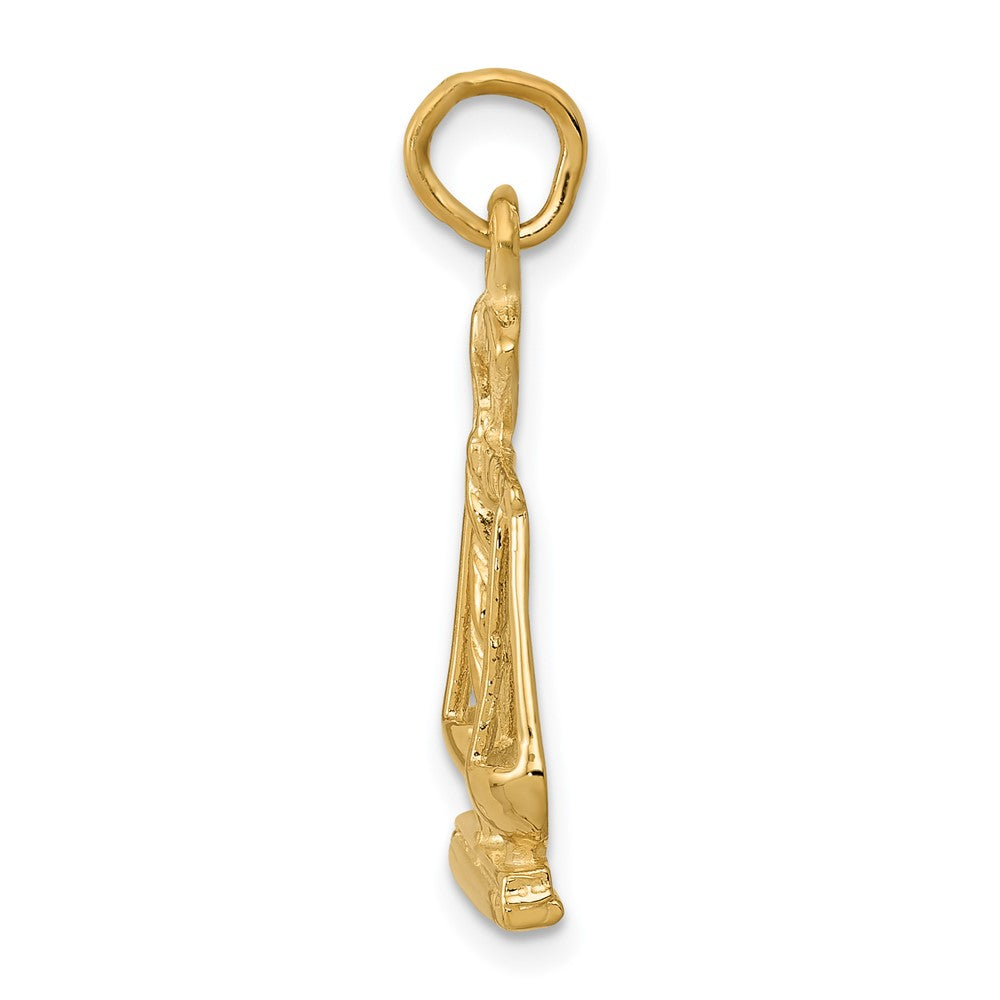 Gold Polished First Responder Pendants