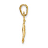 Gold Polished Christmas Pendants