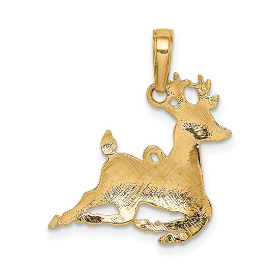 Gold Polished Christmas Pendants