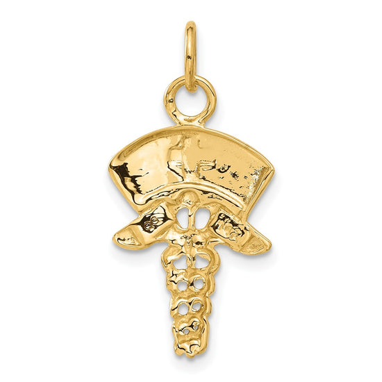 Gold Polished Medical Pendants