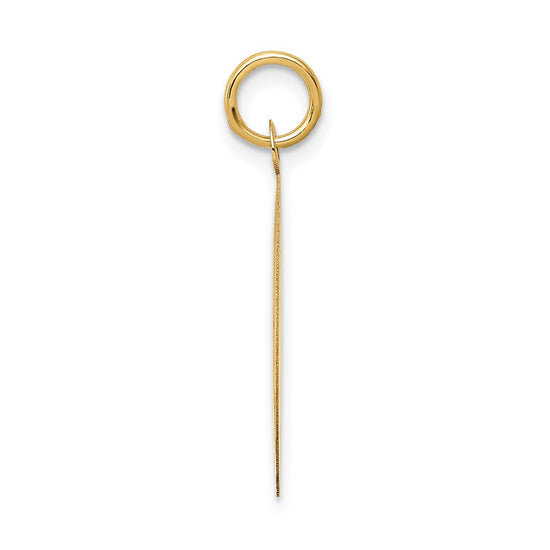 14K HAPPY ANNIVERSARY 20mm Engravable Disc Charm