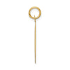 14K HAPPY ANNIVERSARY 20mm Engravable Disc Charm