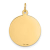 14K HAPPY ANNIVERSARY 20mm Engravable Disc Charm