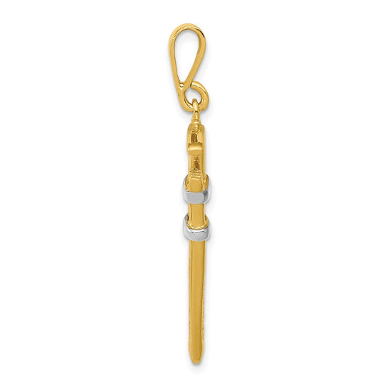 Gold Polished Tool Pendants
