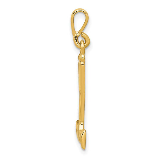 Gold Polished Tool Pendants