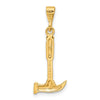 Gold Polished Tool Pendants