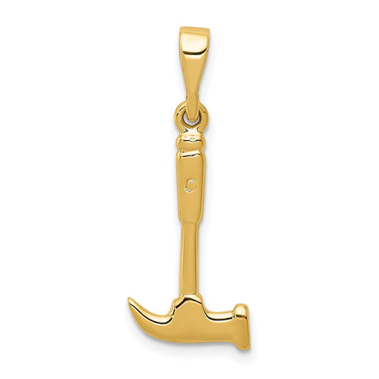 Gold Polished Tool Pendants