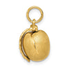 14k 3-D Peach Charm