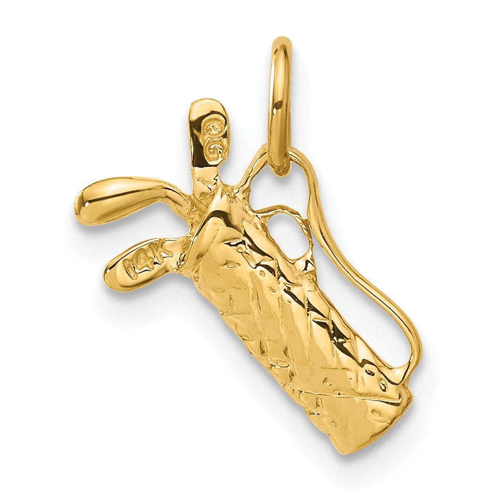 Gold Polished Golf Pendants