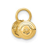 14K 3-D Barbell Charm