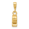 14K 3-D Sports Whistle Pendant