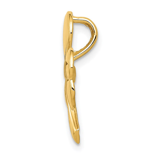 Gold Shamrock Chain Slide